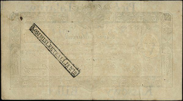 Księstwo Warszawskie - bilety z 1810r. 5 talarów, 1.12.1810