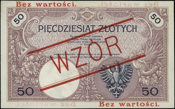 Bank Polski, emisja 1919. 50 złotych, 28.02.1919