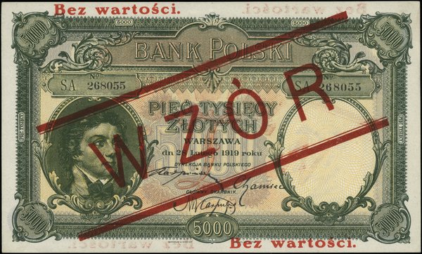 Bank Polski, emisja 1919. 5.000 złotych, 28.02.1919