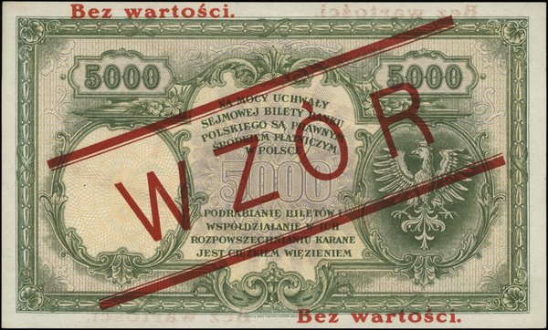 Bank Polski, emisja 1919. 5.000 złotych, 28.02.1919