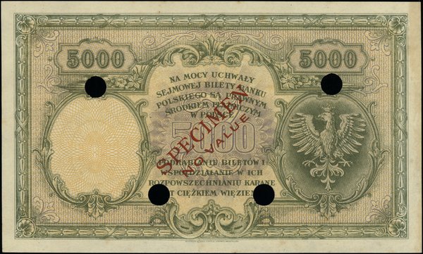 Bank Polski, emisja 1919. 5.000 złotych, 28.02.1919