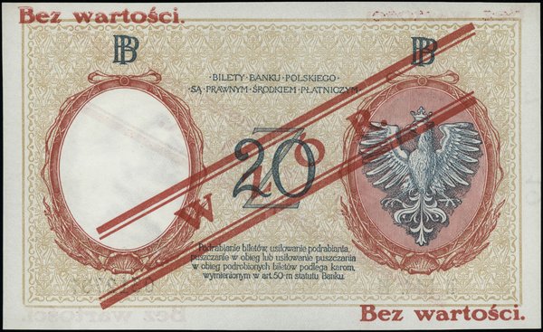 Bank Polski, emisja 1924. 20 złotych, 15.07.1924
