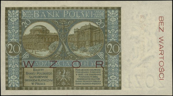 Bank Polski, emisja 1925-1926. 20 złotych, 1.03.1926