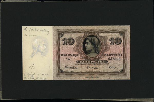 Bank Polski, emisja 1928. 10 złotych, 2.01.1928