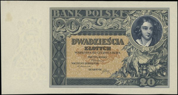 Bank Polski, emisja 1930-1934. 20 złotych, 20.06.1931