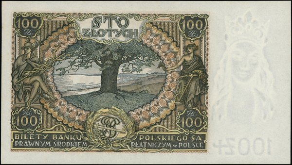 Bank Polski, emisja 1930-1934. 100 złotych, 9.11.1934