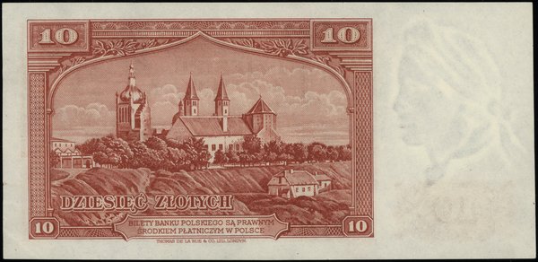 Bank Polski na emigracji, emisja 15.08.1939. 10 złotych, 15.08.1939