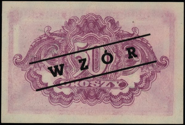 Bilety NBP emisji 1944 r., w klauzuli OBOWIĄZKOWYM. 50 groszy, 1944