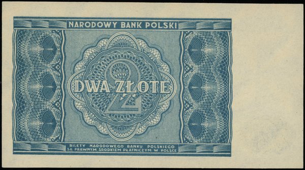 Bilety NBP emisji 15.05.1946 r.. 2 złote, 15.05.1946