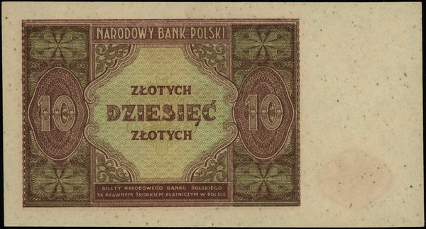 Bilety NBP emisji 15.05.1946 r.. 10 złotych, 15.05.1946