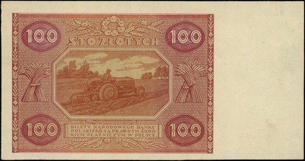 Bilety NBP emisji 15.05.1946 r.. 100 złotych, 15.05.1946