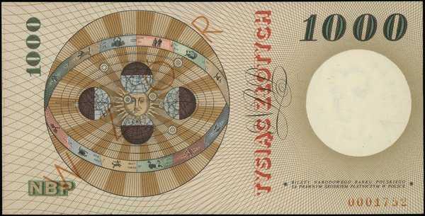 Narodowy Bank Polski, emisja 1965 r.. 1.000 złotych, 29.10.1965