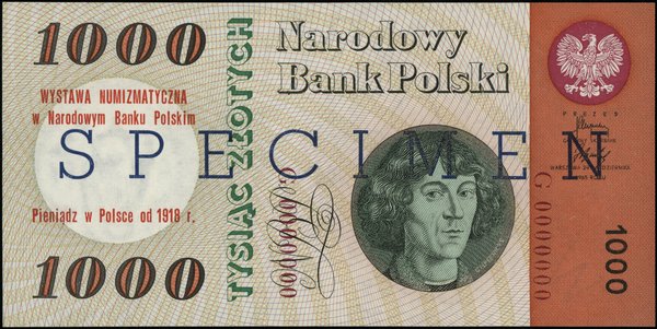 Narodowy Bank Polski, emisja 1965 r.. 1.000 złotych, 29.10.1965