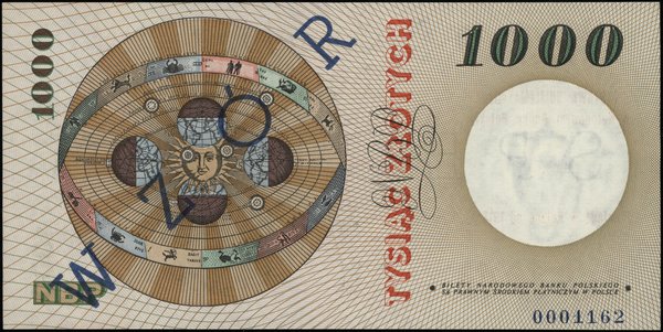 Narodowy Bank Polski, emisja 1965 r.. 1.000 złotych, 29.10.1965