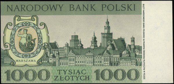 NBP, Miasta Polskie. 1.000 złotych, 2.01.1965