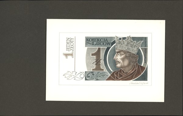 Projekty Andrzeja Heidricha dla Kolekcji Lucow. 1 złoty, bez daty