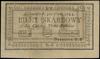 Insurekcja Kościuszkowska - bilety z 1794 r.. 4 złote polskie, 4.09.1794; seria 1G; Lucow 43g (R0)..