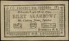 Insurekcja Kościuszkowska - bilety z 1794 r.. 4 złote polskie, 4.09.1794; seria 1Z; Lucow 43z (R0)..