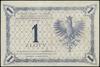 Bank Polski, emisja 1919. 1 złoty, 28.02.1919; seria 70 G, numeracja 039,219; bez poddruku; Lucow ..