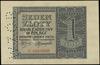 Bank Emisyjny w Polsce, emisja z 1940 r.. 1 złoty, 1.03.1940; seria C, numeracja 0000000; wzór bil..