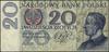 NBP, Miasta Polskie. 20 złotych, 2.01.1965; seria brak; próba kolorystyczna; Lucow 1624 (R8) - ilu..