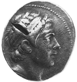 SYRIA- Seleucydzi, Seleukos III Keraunos (226-223 p.n.e.), tetradrachma, Aw: Głowa w diademie w prawo, Rw:Apollo w lewo siedzący na omphalonie, ze strzałą i łukiem i napis: ™E§EYKOY, Sear 6922, BMC 4.22.1, 17.1 g.