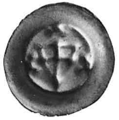brakteat (XIII-XIV w.): Tarcza krzyżacka, po bok