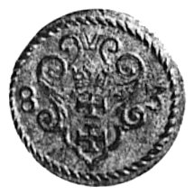 denar 1583, Gdańsk, j.w., Kop.1.6 -r-, Gum.786
