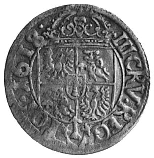krucierz 1618, Kraków, j.w., Kop.1,4 -rr-, Gum.9