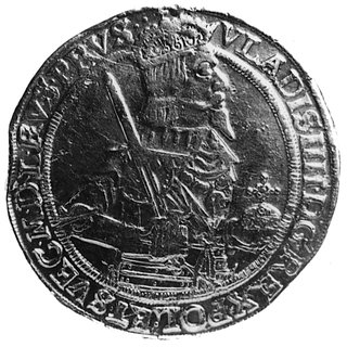 talar 1638, Toruń, Aw: Popiersie i napis. Rw: He