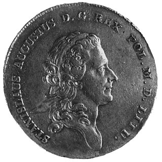 talar 1770, Warszawa, Aw: Głowa i napis, Rw: j.w