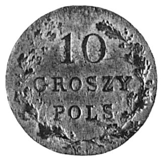 10 groszy 1831, Warszawa, j.w., Plage 279, dobry