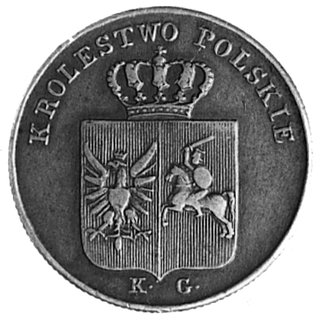 trojak 1831, Warszawa, Aw: Tarcza herbowa i napis, Rw: Nominał w wieńcu, Plage 282