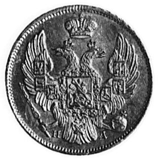 3 ruble= 20 złotych 1837, Petersburg, Aw: Orzeł carski, Rw: Napisy, Plage 305, Fr. 111(40)