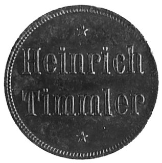 monety zastępcze, 1, Aw: Napis Heinrich Timmler,