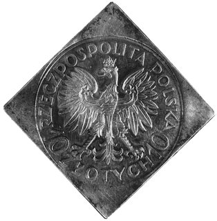 10 złotych 1933 Traugutt, klipa , srebro 34.6 x 