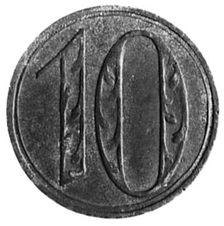 10 fenigów 1920 , duża dziesiątka, moneta bardzo
