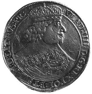 talar 1640, Gdańsk, Aw: Popiersie i napis, Rw: Herb Gdańska i napis, Kop.IV.2 -R-, Dav.4356