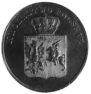 5 złotych 1831, Warszawa, Aw: Tarcza herbowa i n