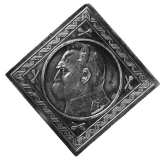10 złotych 1934, Piłsudski, klipa, srebro 47.5 x 47.5 mm, 41,38 g., piękna stara patyna