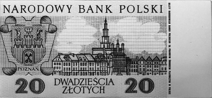 20 złotych 2.01.1965, nr KH 1204395- banknot z s
