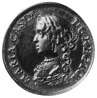 medal sygnowany Höhn (Jan Höhn jr) wykonany dla uczczenia pary królewskiej, Aw: Popiersie Jan III Sobieskiegoi napis wokół, Rw: Popiersie Marii Kazimiery i wokół napis, złoto 25.5 mm, 12.32 g., późniejszy odlew