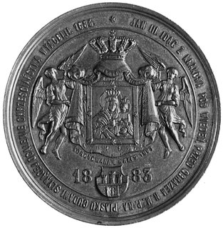 medal wybity w Krakowie w 1883 r., przez Wacława