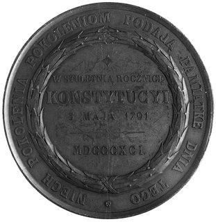 medal sygnowany L. CH. LAUER NURNBERG, wybity w 