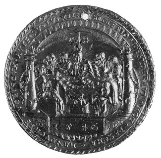 medal religijny autorstwa N. Milicza, nie sygnow