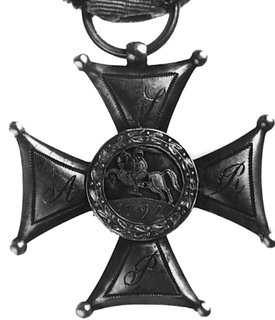 krzyż złoty Orderu Wojskowego Polskiego (IV klas