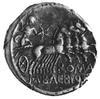 M. Baebius Q.f. Tampilus (137 p.n.e.), denar, Aw: Głowa Romy w lewo, X pod podbródkiem, za głową n..