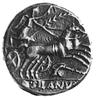 D. Silanus L.f. (91 p.n.e.), denar, Aw: Maska Sylena w prawo, niżej pług, Rw: Victoria w bidze, w ..