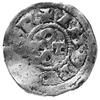 Pawia, Otto I i II (962-967), denar, Aw: Pośrodku napis PAPIA (?), w otoku napis: OTTO DI.., Rw: P..