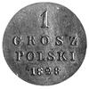 1 grosz 1828, Petersburg, Aw: Orzeł carski, Rw: Nominał i data, nowe bicie z 1859